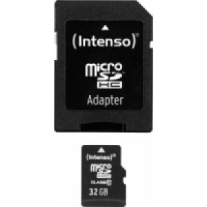 Speicherkarte microSD 32GB + SD-Adapter Class 10