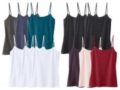 ESMARA® Lingerie 3 Damen Spaghettitops 6.99 €
