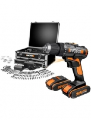 Akkubohrschrauber WX166.5 inkl. 158-tlg. Zubehörset im Koffer 169.99 €
