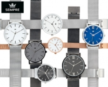 SEMPRE&reg;Armbanduhr mit Meshband