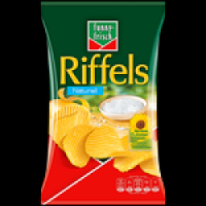 Funny-frisch Riffels, Kessel Chips oder Ofen Chips 1.49&nbsp;&euro;