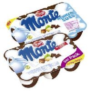 Zott Monte Milch-Dessert + Schoko 0.99 €