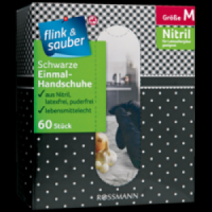 schwarze Einmalhandschuhe, Gr. M 2.99 €