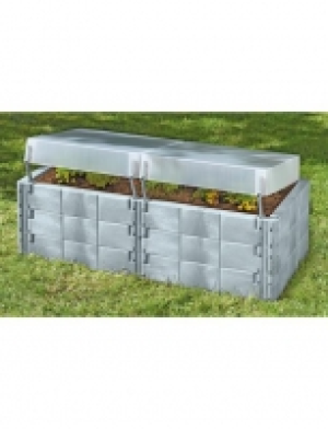 Hochbeet 2 in 1 mit 2 Thermohauben
