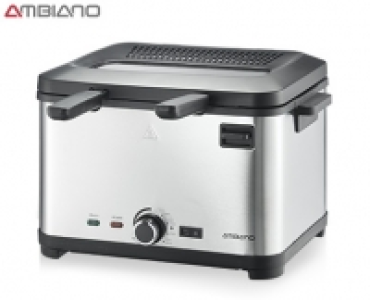 AMBIANO Fritteuse mit Edelstahl-Applikation