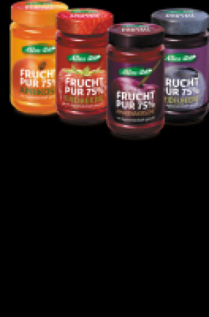 Aufstriche Frucht Pur 75 % 2.47 €