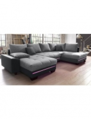 Wohnlandschaft mit Beleuchtung, wahlweise mit Bluetooth-Soundsystem 1,599.99 €