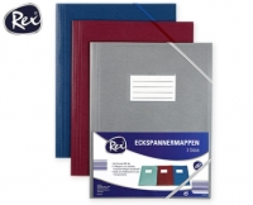 Rex®Eckspanner­mappen, 3­ Stück