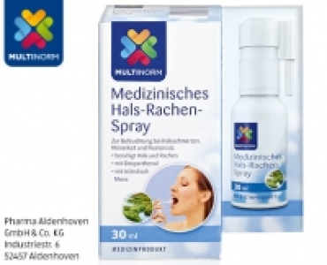 MULTINORM Medizinisches Hals-Rachen-Spray