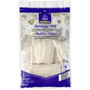 Steinbei&szlig;erfilet mit Glasur