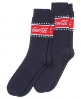 Kik  CocaCola-Socken-uni,Schriftzug-2er-Pack