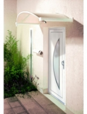 Kunststoff-Haust&uuml;r Kanada BxH: 100 x 210 cm, wei&szlig;