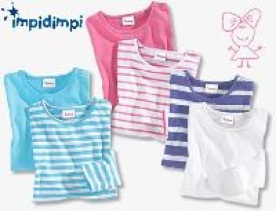 Aldi Süd Impidimpi Kleinkindershirt Basic Langarmshirts