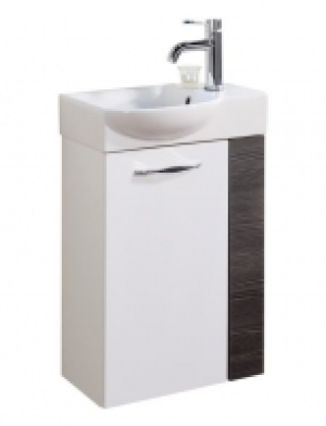 Mini-Gäste-WC-Lösung SCENO , Breite 45 cm, Tiefe 32 cm (2-tlg.)