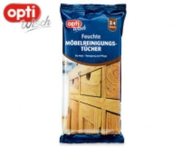 optiWisch Feuchte M&ouml;belreinigungs&shy;t&uuml;cher, 24 St&uuml;ck 1.99&nbsp;&euro;