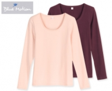 Blue Motion Basic-Shirts, 2 Stück
