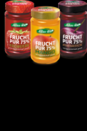 Aufstriche Frucht Pur 75 % 2.47 €