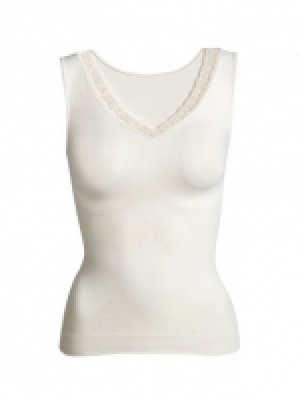 Slim Secret Emana&reg; Zaubertop mit Push Up und Spitze, champagner