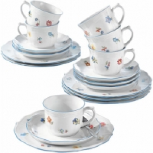 Seltmann Weiden Porzellan Kaffee-Set Sonate, 18-teilig