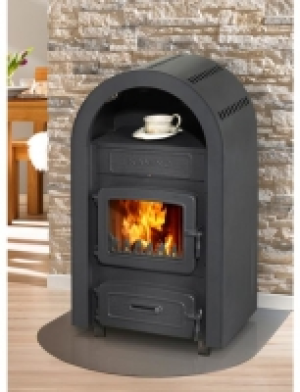 Werkstattofen Kamino 109-6, Gusseisen+ Stahl, 6 klassische Rundhaube,G 469.99 €