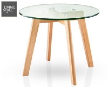 Aldi Süd  LIVING STYLE Glas-Beistelltisch