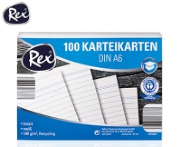 Rex®Karteikarten/Präsenta­tionskarten