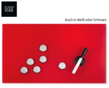 EASY HOME®Magnettafel aus Glas 9.99 €