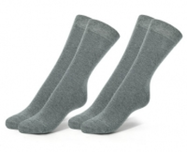 Komfort-Bio-Baumwollsocken, 2 Paar