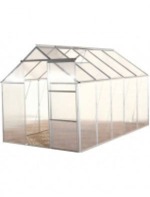 Set: Gewächshaus »Florenz«, BxT: 190x311cm, silberfarben