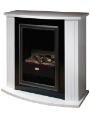 Elektrisches Kaminfeuer &raquo;Mozart&laquo;, wei&szlig;, mit Fernbedienung