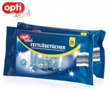 Aldi Süd  optiWisch Feuchte Küchen­reinigungstücher