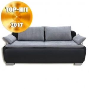 Boxspringsofa - schwarz-grau - Dauerschläfer 499.99 €