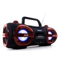 Real  AEG SR 4359 BT Radio-Recorder, CD-Player, MP3-Wiedergabe, Bluetooth Do