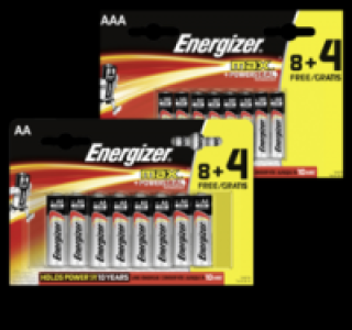 ENERGIZER Batterien MAX 5.00 €