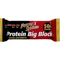 Rossmann Power System Protein Big Block Eiweiß Riegel Vanille Geschmack