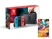 Lidl  Nintendo Switch Konsole Neon-Blau/Neon-Rot mit 1-2-Switch