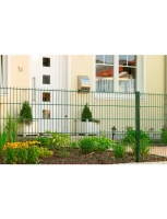 Hagebau  Set: Zaun »Doppelstabmatte«, je 2 Stk. in 3 verschiedenen Höhen, grün