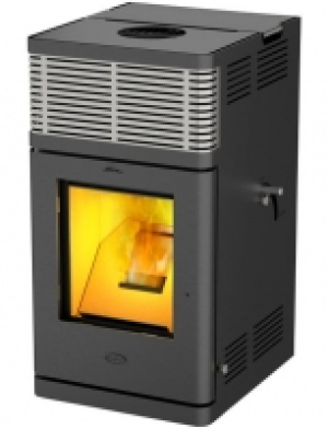 Pelletofen &raquo;GRAVIO - stromlos&laquo;, Stahl, 8 kW, 24 L Pellettank, Automati