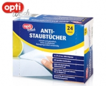 Aldi Süd  optiWisch Anti-Staubtücher, 24 Stück