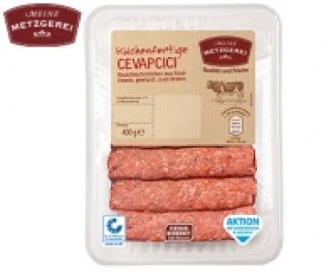 Aldi Süd  MEINE METZGEREI Küchenfertige Cevapcici