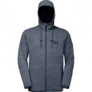 Jack Wolfskin Herren Strickfleece-Jacke Tongari Hooded