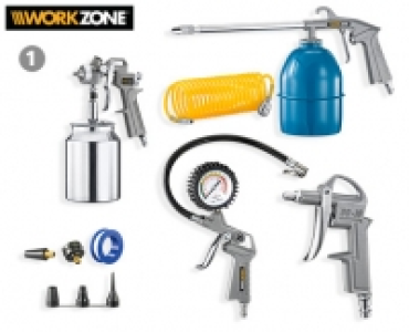 WORKZONE®Druckluftzubehör, Set A