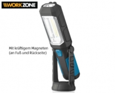 WORKZONE®LED-Arbeitsleuchte oder LED-Arbeitsleuchte Swing