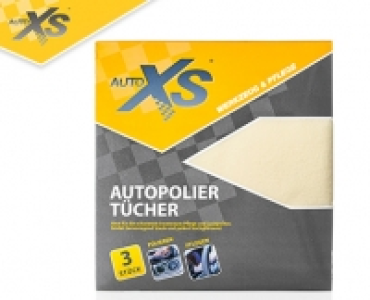 AUTO XS®Autopoliertücher, 3 Stück