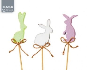 CASA Deco Blumenstecker aus Holz