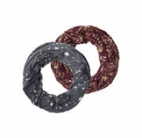 NKD  Damen-Loop-Schal mit festlichem Muster