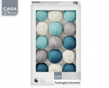 CASA Deco Textilkugel-Lichterkette 5.99 €