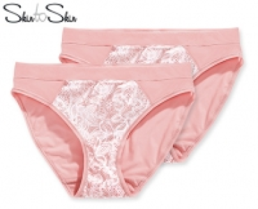 Skin to Skin 2 Slips mit Spitzendruck 5.99 €