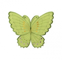NKD  Deckchen in Schmetterlingsform, ca. 22x29cm