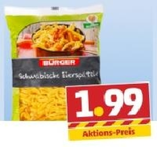 B&Uuml;RGER Eiersp&auml;tzle o.Kartoffel-Schupfnudeln
